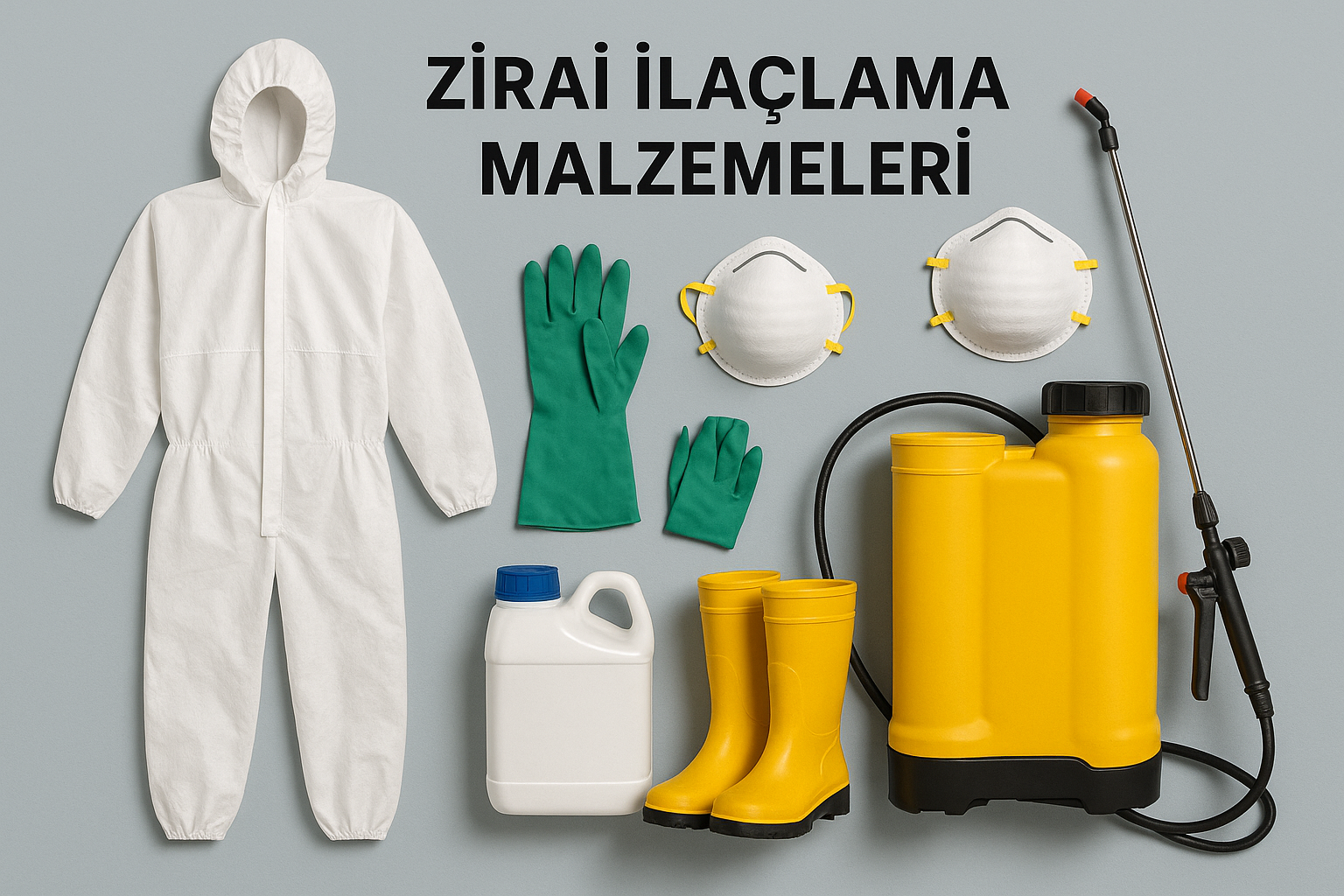 zirai ilaçlama tulumlarnda kullanılan malzamaler