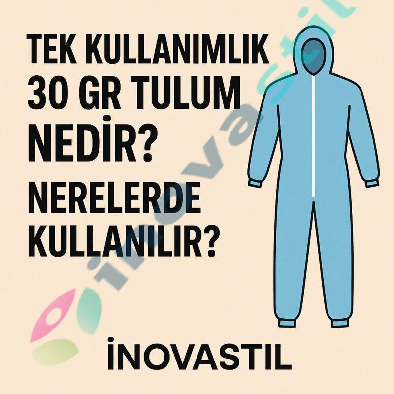 30 gr tekkullanımlık tulum