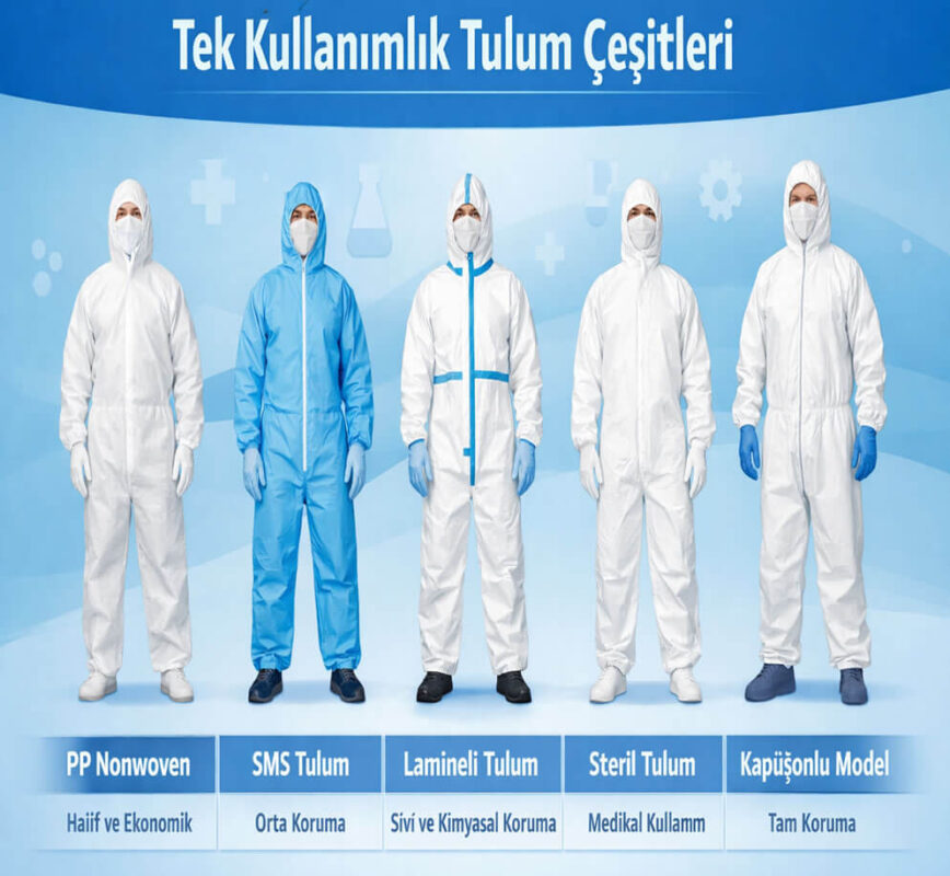 tek kullanımlık tulum fiyatları