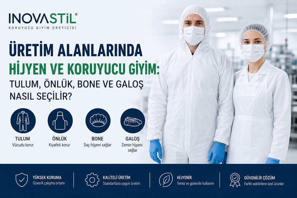 Üretim alanlarında hijyen ve koruyucu giyim